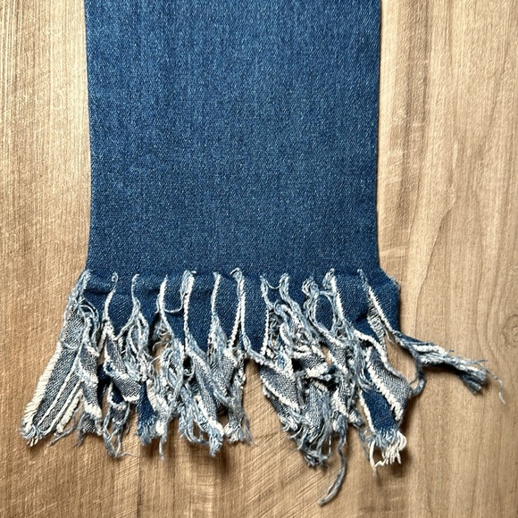 Buccho Fallaci Skinny Frayed Fringe Hem Jeans - 3 - Picture 3 of 9